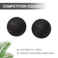 thumbnail image 4 of Squash Ball Two-Yellow Dots Low Speed Sports Rubber Balls Professional Player Competition Squash(2 Pcs ), 4 of 7