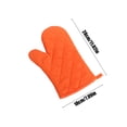 thumbnail image 3 of EGNMCR Kitchen Gadgets 1 PC Solid Color Quilted Microwave Non Scalding Heat Resistive High Temperature Non Slip Gloves Kitchen Oven Baking Special Suitable For Kitchen Restaurant Polyester mittens, 3 of 6