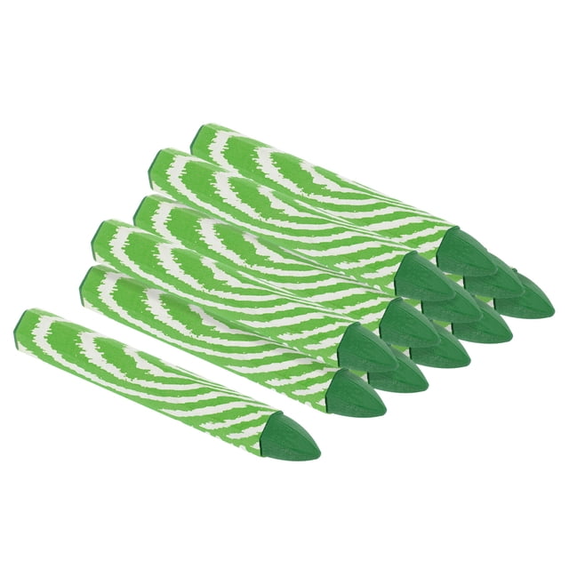 Unique Bargains Lumber Marking Hex Wax Crayons, Green (12 Count)