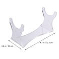 thumbnail image 4 of 2 Pieces Display Rack Clear Black U-shape Acrylic Racks Horizontal Stable Structure Stands Storage Shelf Organizer Light Sword clear, 4 of 8
