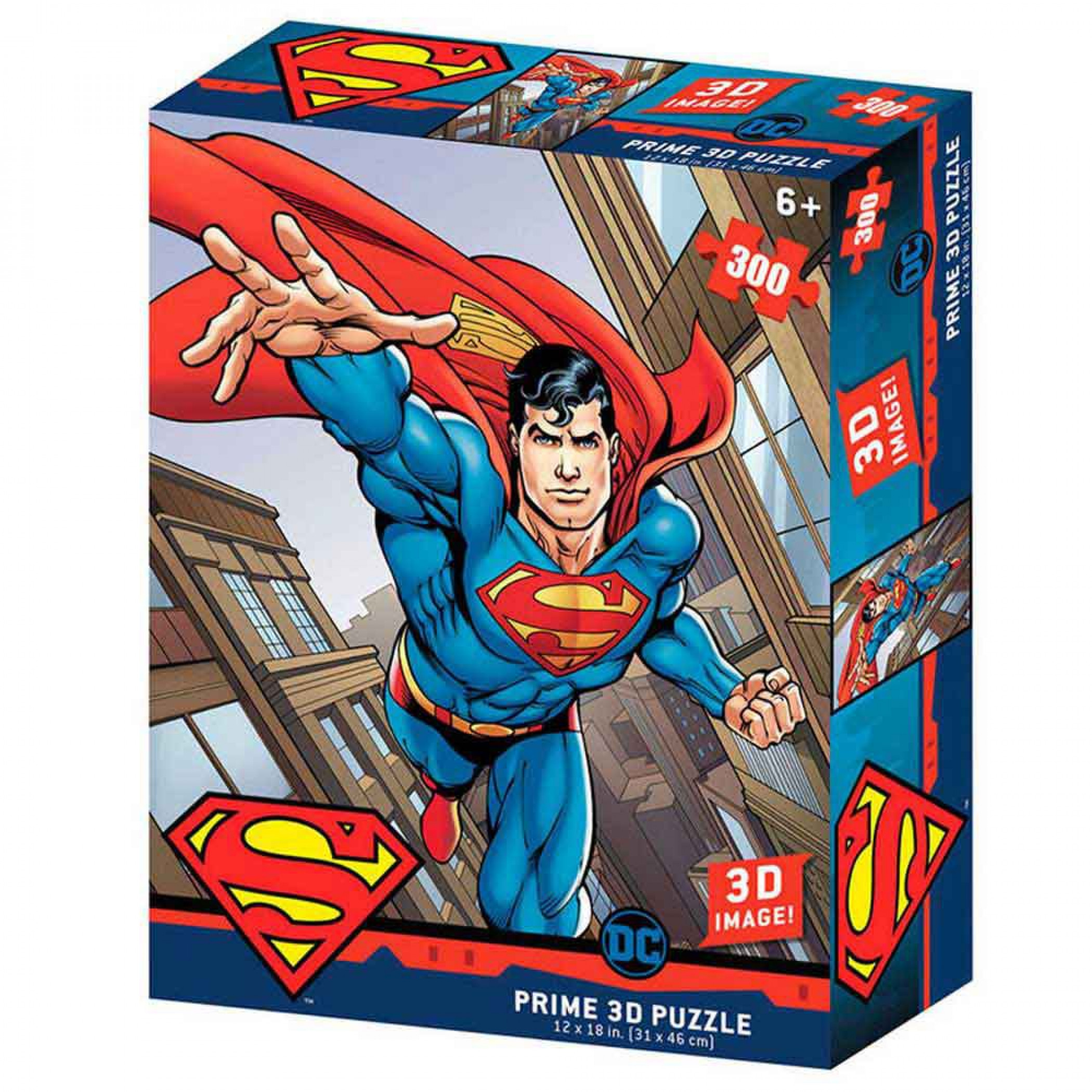 DC Comics Superman Flying 3D Image 300pc Puzzle - Walmart.ca