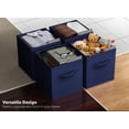 thumbnail image 2 of Sorbus Fabric Storage Bins 11" Foldable Cubes With Handles For Pantry, Cubbies, Toy And Closet Shelving Organization - 8Pk, 2 of 7