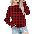 thumbnail image 1 of Hauts pour Tout-Petites en Solde Chandail à Col Rond Surdimensionné pour Filles Mode pour Enfants Chandail à Manches Longues à Enfiler Hauts 1-12 Ans Chandail pour Bébé Rouge 2-3T, 1 of 5