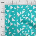 thumbnail image 1 of oneOone Cotton Poplin Fabric Triangle Geometric Printed Craft Fabric BTY 42 Inch Wide, 1 of 5