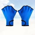 thumbnail image 4 of Maytalsory Non-shedding Neoprene Gloves For Comfortable Swimming Experience Improve Swimming Speed blue L, 4 of 6