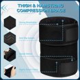 thumbnail image 4 of Adjustable Thigh Brace, Hamstring Compression Wrap, Thigh Compression Sleeve, Quad and Upper Leg Brace for Men & Women, 4 of 13
