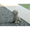 thumbnail image 1 of Décor de Jardin Statue d'Animal Chien Assis Recourbé Gardien Tranquille Statue Commémorative pour Animal de Compagnie, 1 of 5