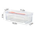 thumbnail image 3 of Wzzjkit Cereal Containers Storage, Spaghetti Storage Box, Transparent Cooking Box with Spoon, Microwavable, Kitchen Pasta Storage Box for Refrigerator Organization, Rice Storage Container, 3 of 9