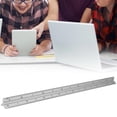 thumbnail image 3 of Fdit 30cm Triangular Scale Ruler Aluminum Alloy Multifunctional Engineering Measuring Ruler,Scale Ruler,Ruler, 3 of 9