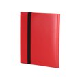thumbnail image 2 of Side Loading Trading Card Albums Binder Side Loading Trading Cards with Elastic Strap Scratch-Resistant Game Collection Gaming Accessories Folder Booklet Red, 2 of 6