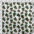 thumbnail image 4 of oneOone Polyester Lycra Dark Green Fabric Cactus Sewing Craft Projects Fabric Prints By Yard 56 Inch Wide, 4 of 5