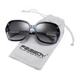 thumbnail image 4 of FEISEDY Polarized Women Square Sunglasses Sparkling Composite Shiny Frame B2289, 4 of 6