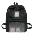 thumbnail image 2 of AMERTEER Tailored Large Capacity Solid Color Waterproof Nylon Casual Backpack School Bag, 2 of 6