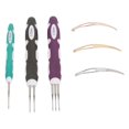 thumbnail image 1 of Crochets pour Dreadlocks, 0.75mm 6 Pcs Outil de Verrouillage pour Extensions de Dreadlocks, 1 of 8