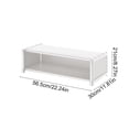 thumbnail image 3 of Amzcrzy Pla Stic Shoe Cabinet Shoe Rack Simples Multi Layer Dusts Proof Shoe Cabinet Under The Table Saving Space At The Door Shoe Rack Dresser Dorm Room Essentials Closet Organizer Storage Cabinet, 3 of 6