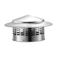 thumbnail image 1 of Housse de Conduit de Cheminée Chapeau de Cheminée Haut Capuchon de Cheminée Toit Housse de Cheminée contre la Pluie Dessus de Cheminée en Acier Inoxydable avec Écran, 1 of 2