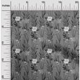 thumbnail image 2 of oneOone Velvet Gray Fabric Floral Retro Sewing Craft Projects Fabric Prints By Yard 58 Inch Wide, 2 of 5