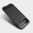 thumbnail image 3 of PANDACO Black Brushed Metal Case for iPhone 12 Mini, 3 of 4