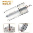 thumbnail image 4 of JGA25-370 12V Geared Motor DC Motor Electric Gear Motor High Torque, 4 of 7