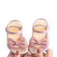 thumbnail image 2 of Baby Sandals Summer Baby Girls Solid Color Soft Sole Shoes, 2 of 6