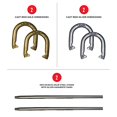 thumbnail image 2 of Franklin Sports 7193972 Recreational Horseshoe Set, 2 of 5