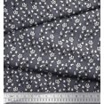thumbnail image 2 of Soimoi Rayon Crepe Fabric Leaves & Floral Block Fabric Prints by Yard 46 Inch Wide, 2 of 4
