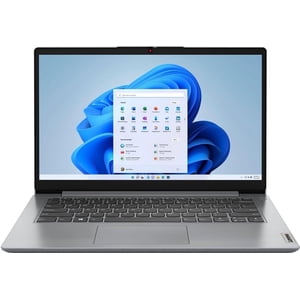 Rénové (bon) Lenovo IdeaPad 1 14.0" HD Ordinateur portable (Intel Celeron N4020, 4GB RAM, 128GB eMMC, Windows 11 Mode S) - Gris nuageux (82V60065US)