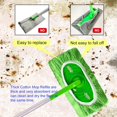 thumbnail image 3 of 8 PCS Reusable Mop Pads Refills for Swiffer Wet Pads Wet and Dry, Washable Mops Pad Compatible with Swiffer Sweeper Mops, 3 of 6