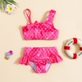 thumbnail image 2 of Baby Girls Swimsuit 2 Piece Summer Tankini Swimsuit Cute Print Bathing Suits for Girls 6-12 Months, 2 of 6