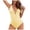 Yellow, variant on WUANDIXFA Women Swimming Suit Women Fashion Swim Dress Swimsuits Push Up Bathing Suit Swimwear Yellow,L