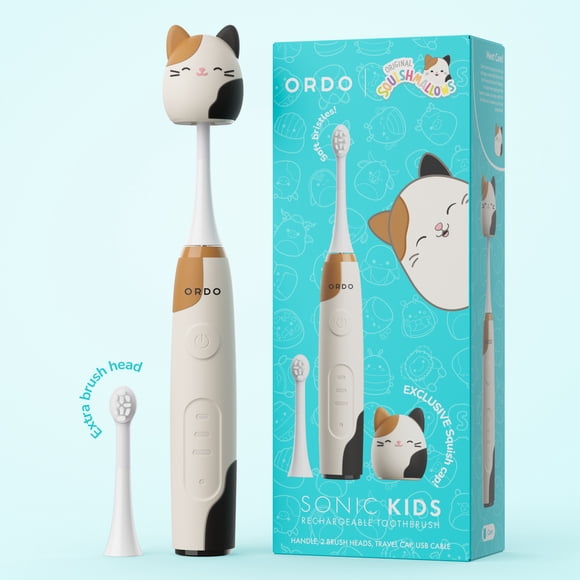 Ordo Sonic Kids Brosse À Dents Rechargeable - Squishmallows Cam - Blanc