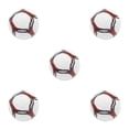 thumbnail image 2 of Decodeary Ballon de Soccer Résistant à l'Usure Taille Officielle - Entraînement et Jeux Largement Utilisé Tout Nouveau Soccer Grand Champ d'Application Soccer Épaissi Blanc type 4 Ensemble de 5, 2 of 6
