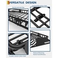 thumbnail image 3 of AKDSteel  Universal Rooftop Cargo Basket, Heavy-Duty Roof Rack Luggage Holder, 200 lb Load Capacity for SUVs, Trucks and Cars, 3 of 9
