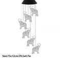 thumbnail image 3 of RXIRUCGD Solar Wind Chimes Color Changing Solar Mobile Lights Waterproof LED Wind Chimes Solar Powered Lights for Home Party Yard Garden Christmas Decoration, 3 of 7