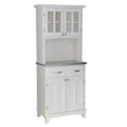 thumbnail image 1 of Bowery Hill Buffet with 2 Door Panel Hutch in White, 1 of 1