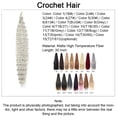 thumbnail image 3 of TFixol 30-Inch High-Temperature Fiber Crochet Hair Extensions for Women - Natural Look, Tangle-Free, and Easy Maintenance, 3 of 6
