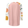thumbnail image 3 of UPPADA T-Shirts de Pâques pour Femmes Bunny Rabbit T-Shirts à Imprimé d'Oeufs Manches 3/4 Col Rond T-Shirts d'Été Décontractés Mignons T-Shirts Graphiques Chandail Confortable Haut Rose, TG, 3 of 5