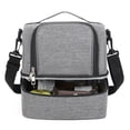 thumbnail image 4 of Yhmxh Kitchen Storage Pantry Organizers And Storage Kitchen Organizer Food Containers Insulating Lunch Bag with Waterproof Double Layer Design for Bento Milk Bottle and Meal Boxes Cooler Bag, 4 of 9