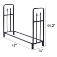 thumbnail image 2 of Costway Support de Rangement en Bois pour Bois de Chauffage Extérieur en Acier Robuste de 4 Pieds, 2 of 10