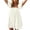 White, variant on Hinvhai Women Puff Sleeve Mini Dress Clearance, Square Neck Short Dress Tie Back Flowy Mini Dress Summer Vacation Dress Pink S(S)