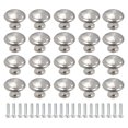 thumbnail image 1 of 20Pcs Cabinet Knobs Round Brushed Drawer Knobs Modern Cabinet Door Knobs Handles, 1 of 9