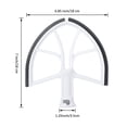 thumbnail image 3 of tamizeot Edge Beater Paddle With Flexible Silicone Edge Metal Stand Mixer Flexible Baking Tool Home Machine Replacement 18*18CM 1Set, 3 of 6