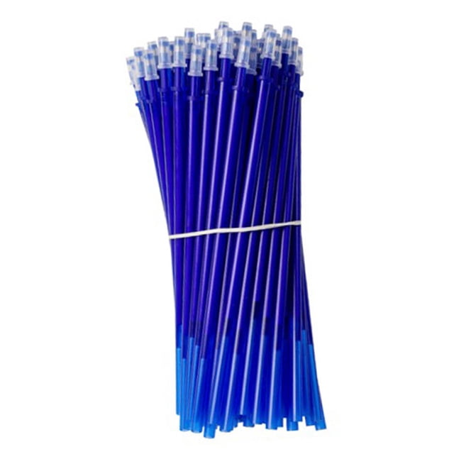 GUOOL 20 Pcs Recharges de Stylo à Encre Gel Recharges de Marqueur en Tissu Disparaissant Stylo Effaçable Écriture Bleu