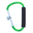 thumbnail image 2 of (6 Pack) Aluminum Multi-Color Carabiner Spring Clip Keychain Green Jumbo, 2 of 5