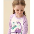 thumbnail image 2 of Little Hand Girls Dinosaur Pajamas Sets Cotton Pjs Sleepwear 7T, 2 of 8