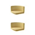 thumbnail image 4 of kurtrusly Trilateral Chair Covers Wide Application And Strong Elastic Chair Protection Made Easy Polyester Cover Chairs Decoration cream-coloured 2Set, 4 of 6