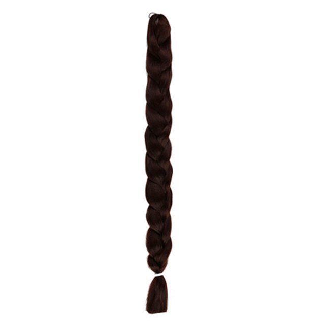 Baohd 41inch Women Long Braiding Hair Synthetic High Temperature Fiber Pure Color Braid Hair Extensions