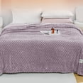thumbnail image 1 of Cooling Flannel Blanket for Napping and Lounging - Lightweight Polyester Throw for Summer Comfort in Multiple Colors, 1 of 8