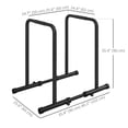 thumbnail image 3 of Barres Push-Up Station de Trempage avec Hauteur et Largeur Réglables pour Gym à Domicile, 3 of 10