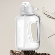 Dvkptbk Drinking Water Bottle,Large Capacity with Graduation Marking Drinking Water Bottle with Straw Leakproof Sports Water Bottle for Gym Camping Outdoor